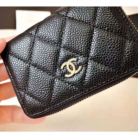 chanel classic zipped coin purse.